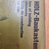 Construction game Holz-Baukasten, 1960