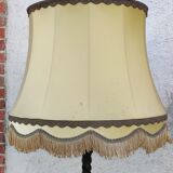 Wrought iron tripod floor lamp