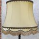 Wrought iron tripod floor lamp