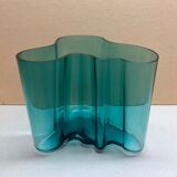 Blue vase by Alvar Aalto