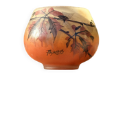 Miniature vase in frosted glass by Jean-Simon Peynaud