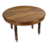 Louis Philippe round extending table