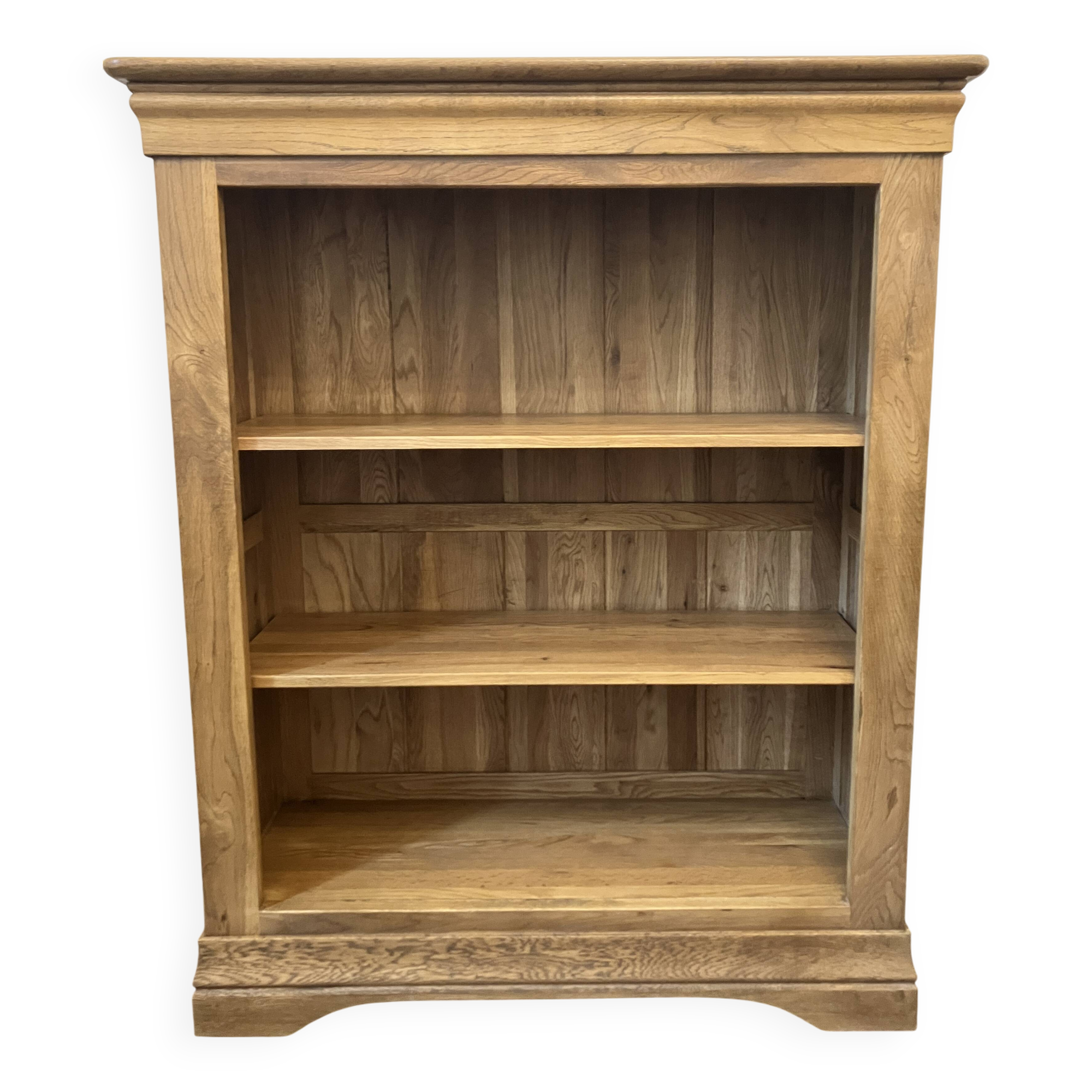 English Library in Solid Oak