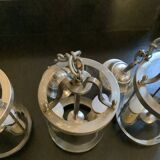 3 vintage lanterns