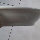 Flat drainer in faience Apilco