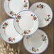 Salins floral dessert plates