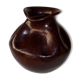 Glazed ceramic vase form free 1970