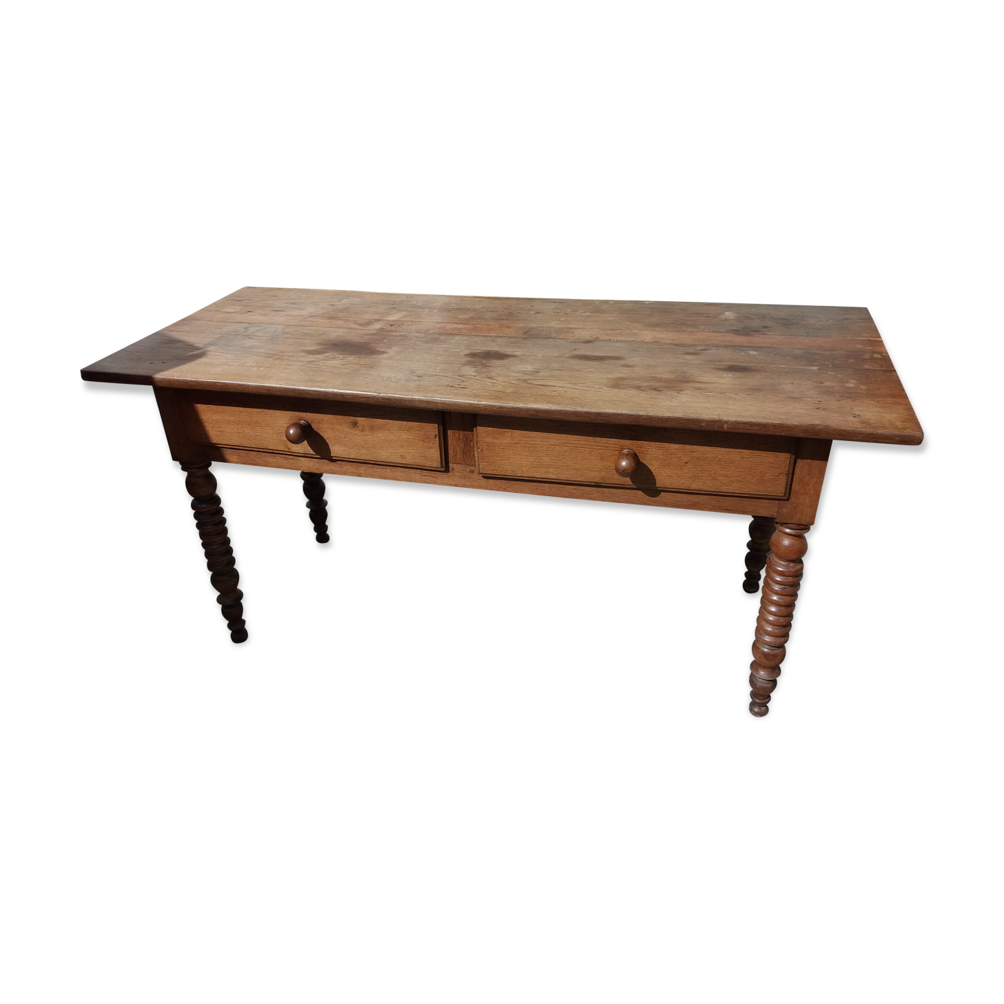 Oak table from the early 19th century
