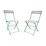 Lot de 2 chaises pliantes de jardin 70’s