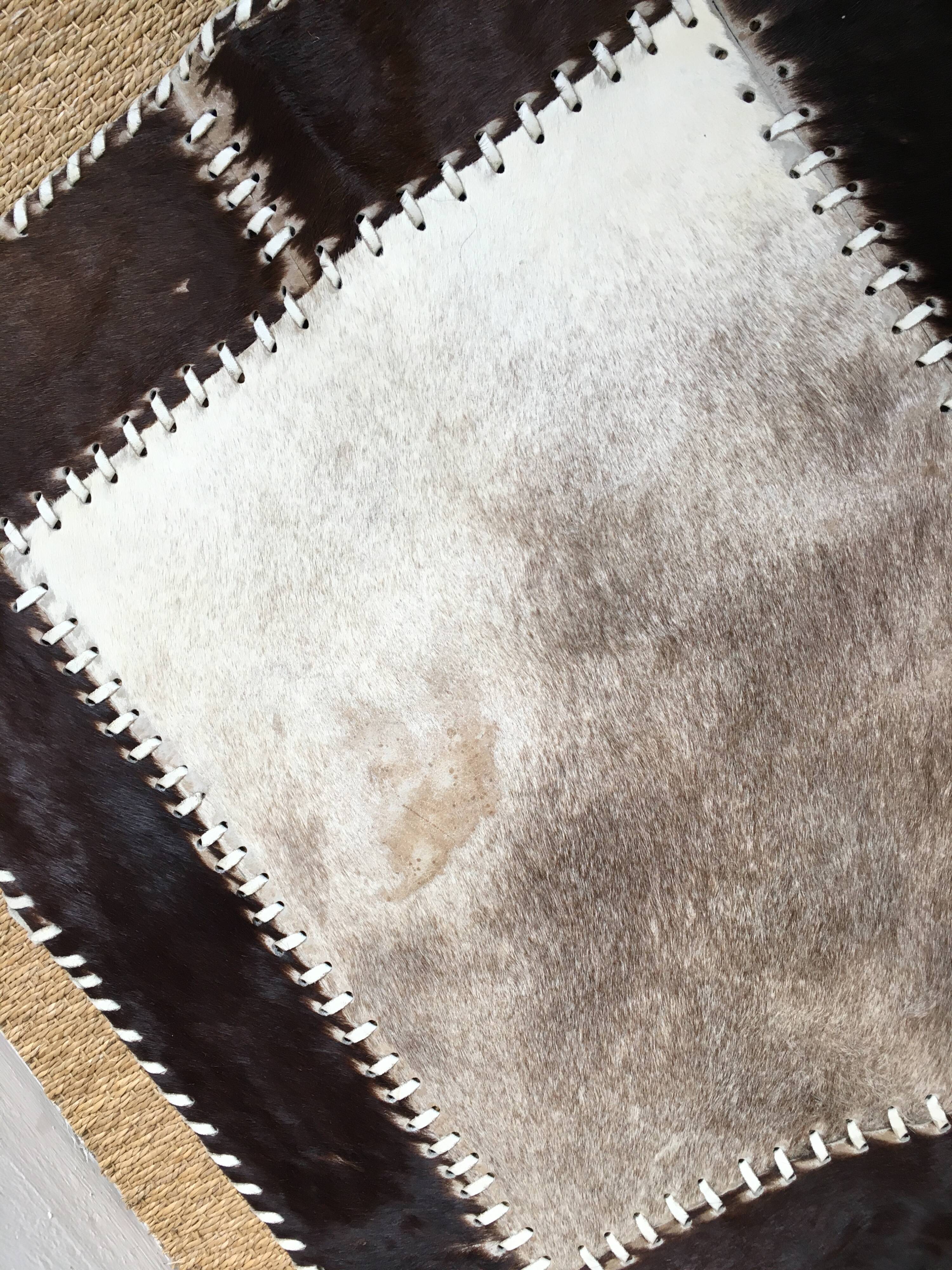 Lot of 2 carpets cow skins 120x60cm