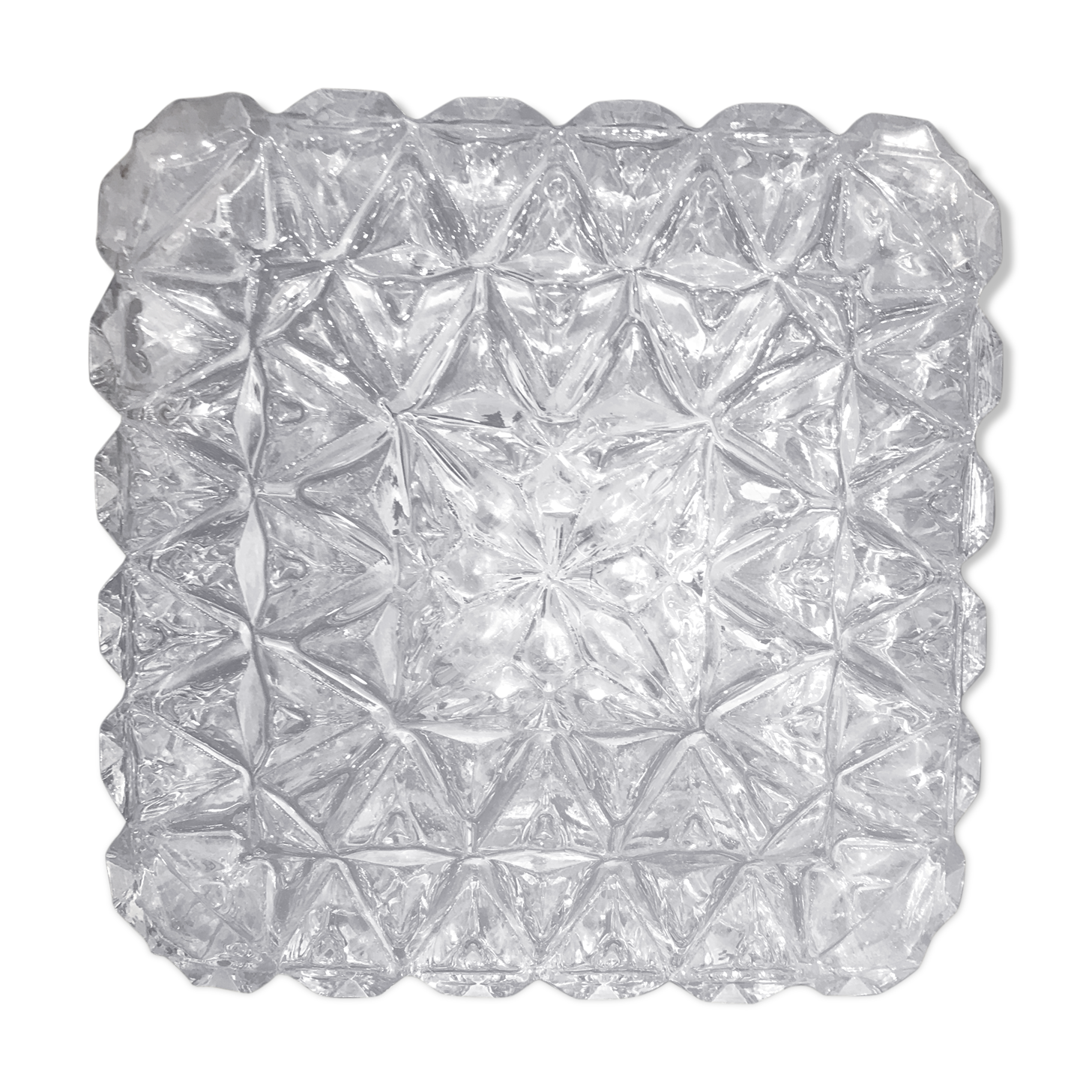 Vintage glass ceiling light