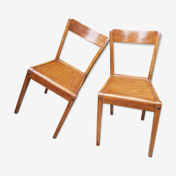 Lot de 2 chaises stella annees 20