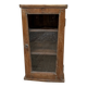 Vitrine murale en teck birman