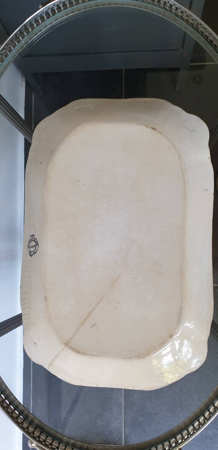 Sacavem rectangular dish circa 1900