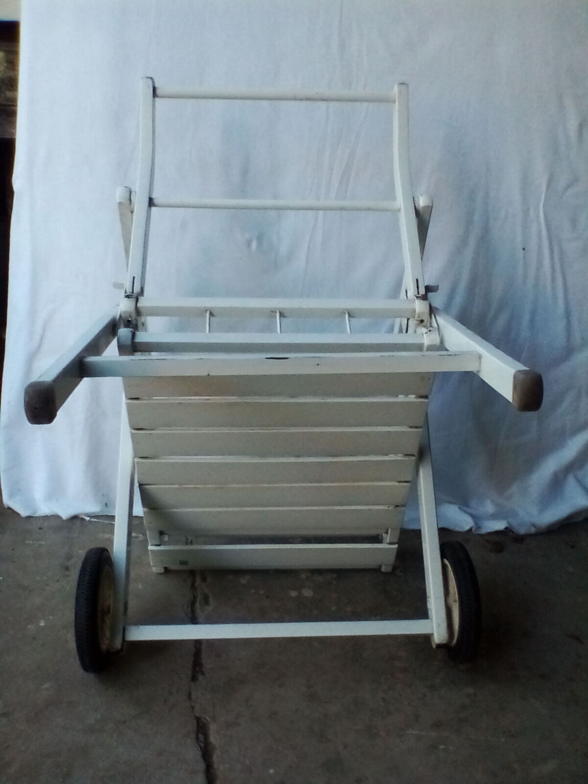 70s wooden folding dessert