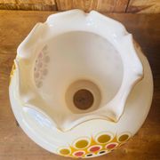 Suspension opaline vintage 70