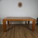 Table extensible en orme massif, Maison Regain, années 60