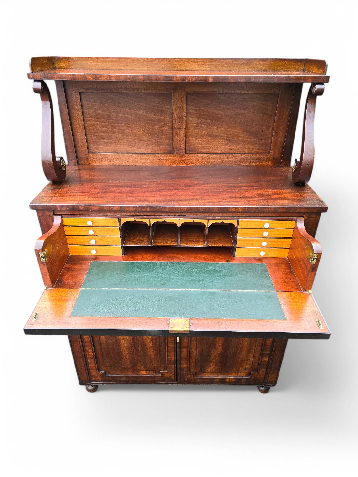 Antique Regency mahogany secretary