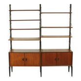 Teak Modular Wall System by Louis van Teeffelen for WéBé, 1955