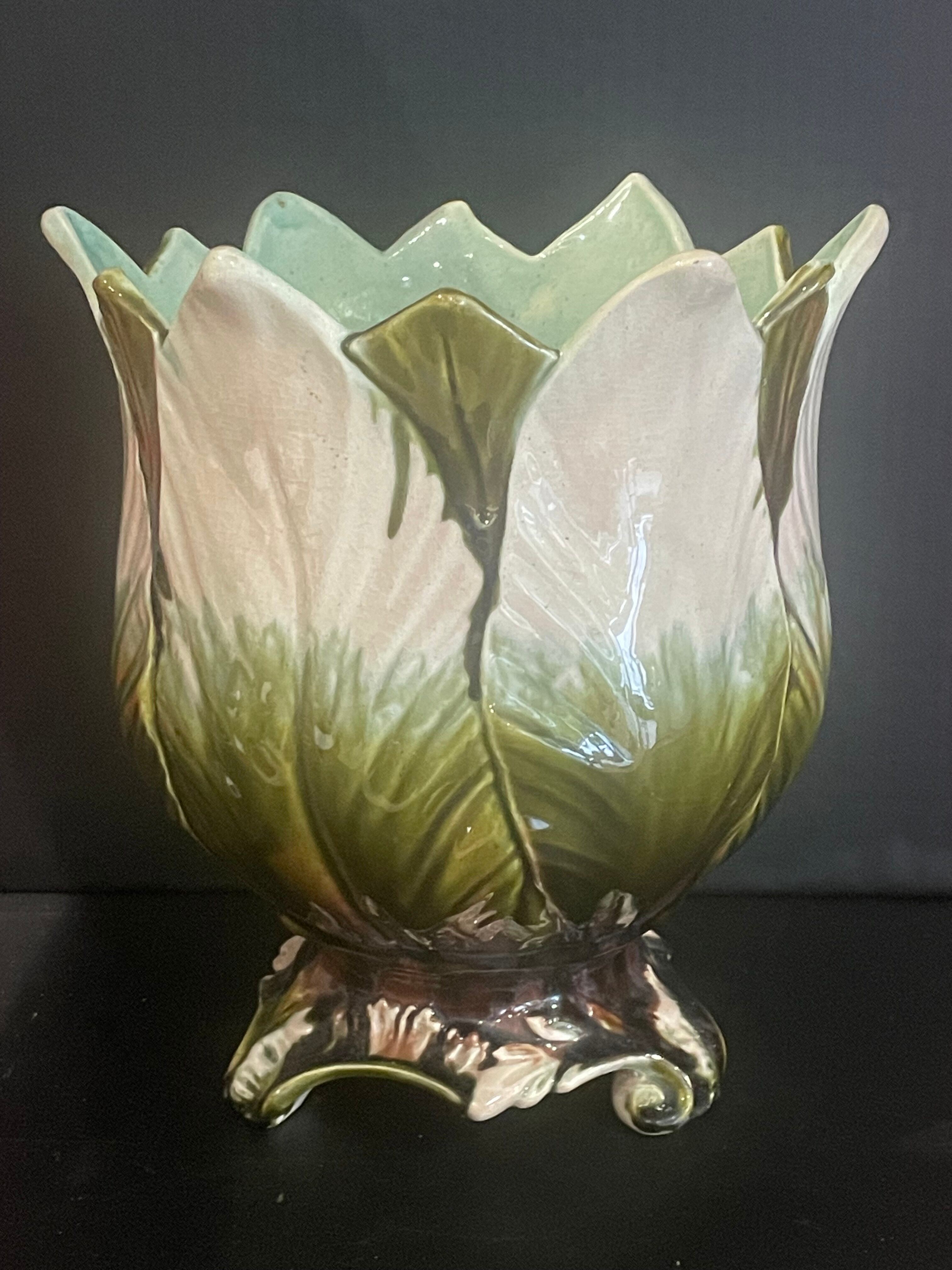 Pair of slip tripod pot covers -