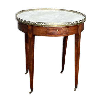 Table bouillotte en acajou d’époque Louis XVl