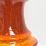 Ceramic fat lava Hustadt Leuchten floor lamp, 1970s