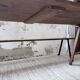 XXL trestle farm table 4m and its benches