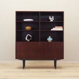 Mahogany bookcase, Danish design, 1970s, manufacturer: Omann Jun