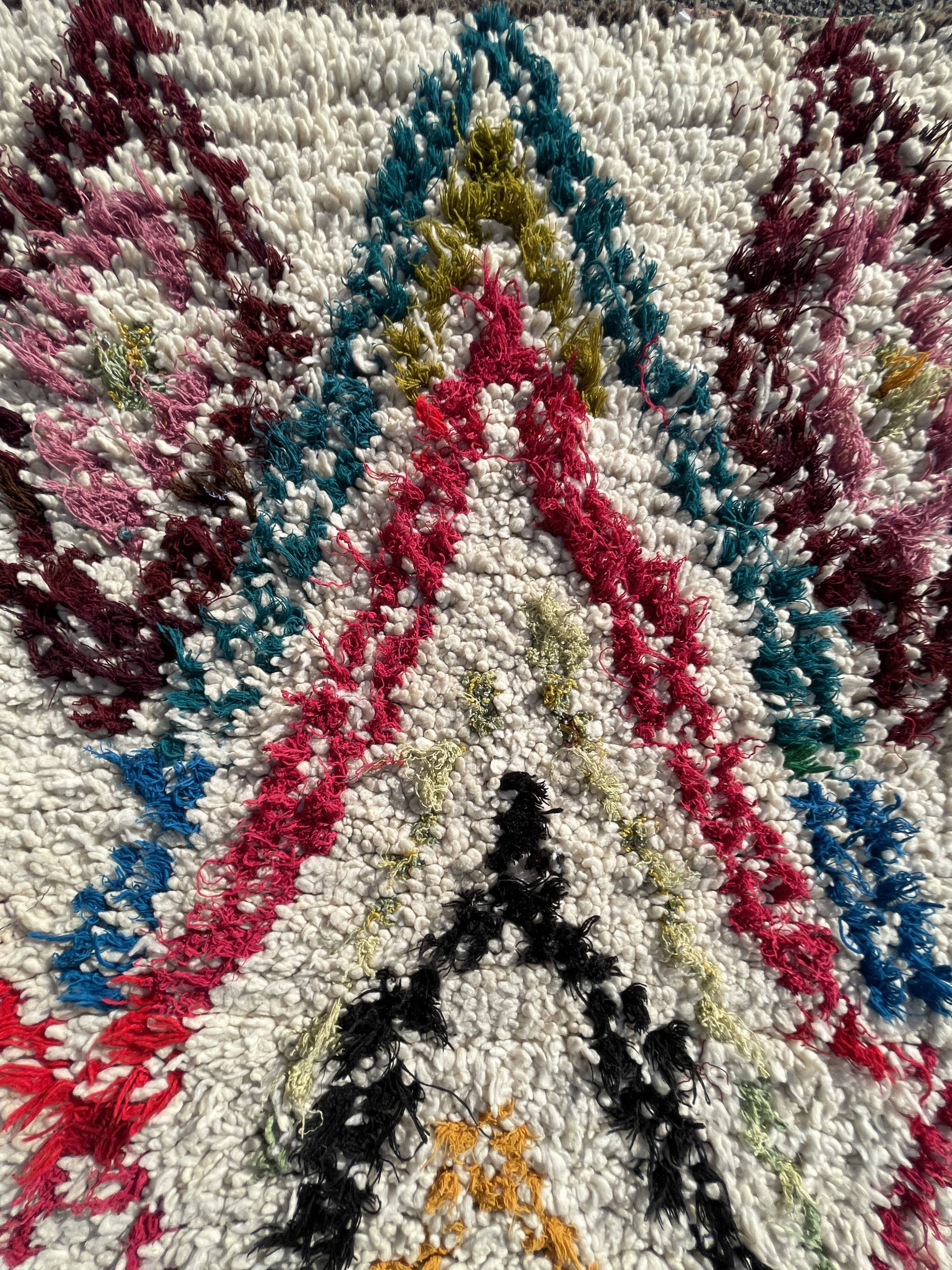 Modern Azilal berber rug 100x185 cm