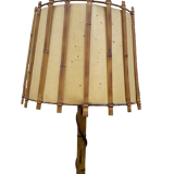 Rattan floor lamp