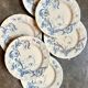 6 Gien ironstone dinner plates, "Rinceaux" service no. 2