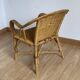 Vintage children's rattan chair