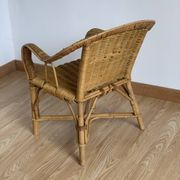 Chaise rotin enfant vintage