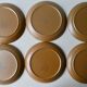 6 flat plates Sarreguemines France, Savoie model
