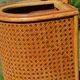 Vintage wicker and cane umbrella stand