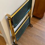 Serving rolling folding table Textable Vintage platforms