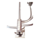 5-branched vintage candle holder wall light, Klein model for Habitat
