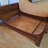Lit Louis Philippe 140 x 190 bois massif