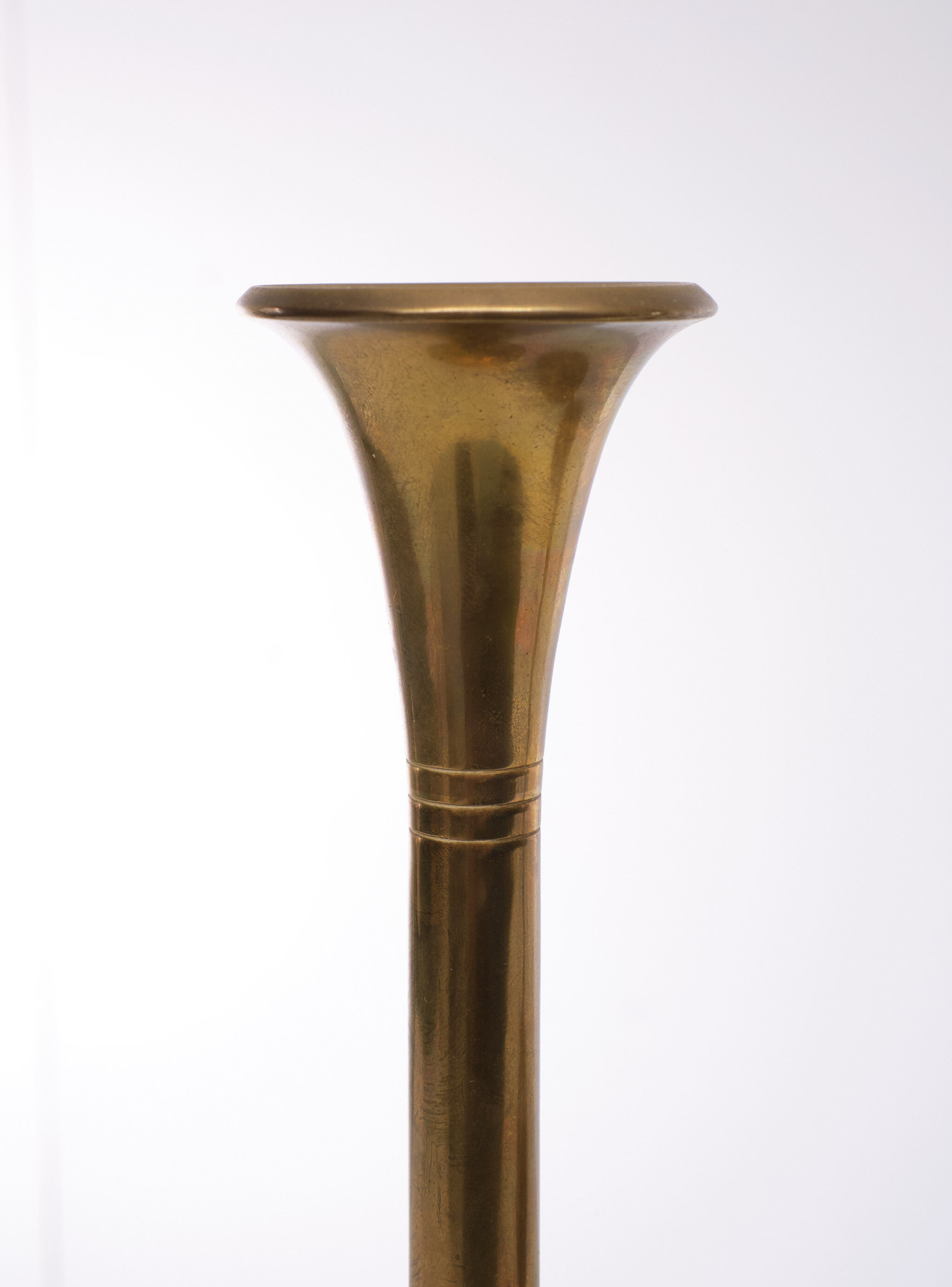 Villeroy & Boch Brass Candle Sticks Germany 1980s Set of 3