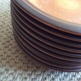 Series of 10 hollow sandstone plates
