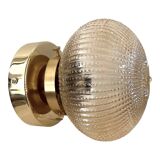 Golden globe wall light