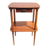 Vintage side table 1950 harness or pedestal table