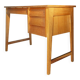 Vintage desk from the 60s-70s, light oak, in superb condition.