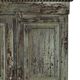 Green cabinet old teak piece and patina of origin India