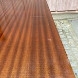 Scandinavian extendable dining table made of solid wood and rosewood, 220cm.