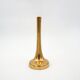 Asymmetrical brutalist flower vase in bronze by Heinz Goll, 1960s.