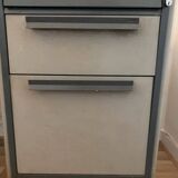 Strafor desk blue & gray 110 cm
