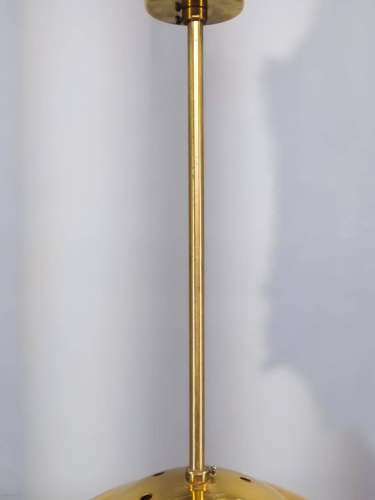 Space Age UFO Pendant Lamp by Kamenický Šenov, Czechoslovakia 1970s