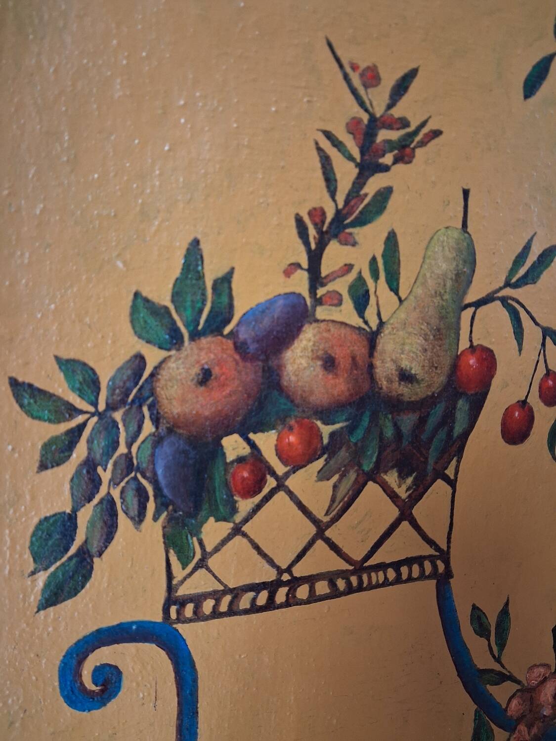 19th century decorative panel screen