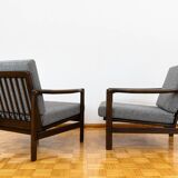 Pair of mid century armchairs "b7522 " by zenon bączyk, poland, 1960's